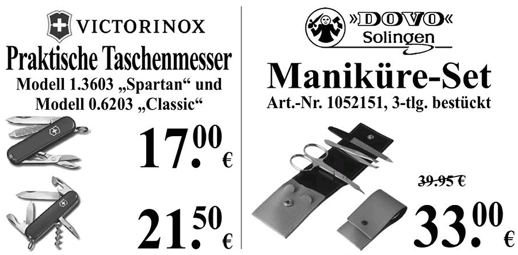 Unsere Angebote zum 3. Adventswochenende 2018